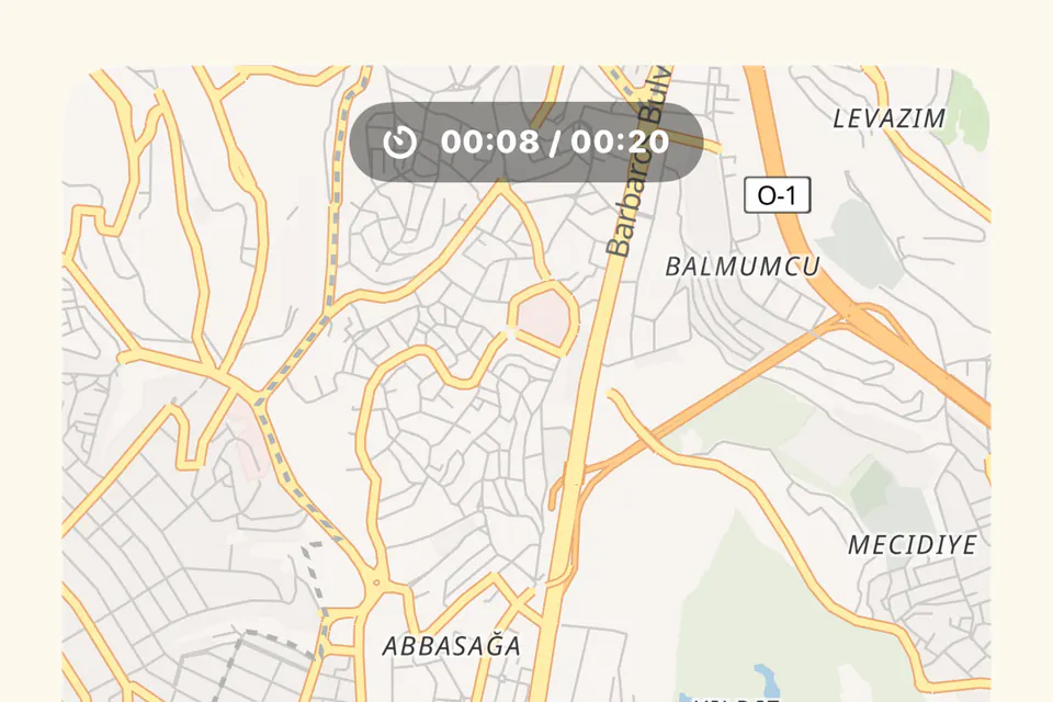 TripScene route preview with elapsed and total story timing