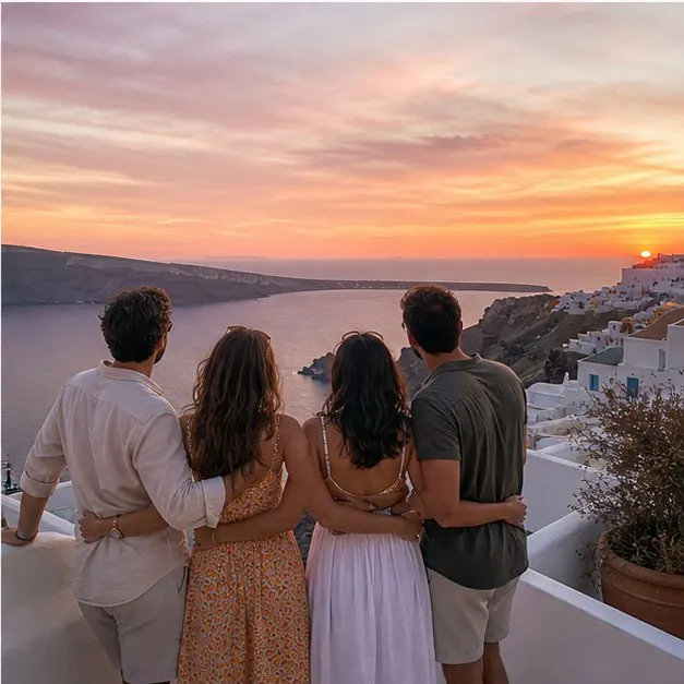 Santorini caldera